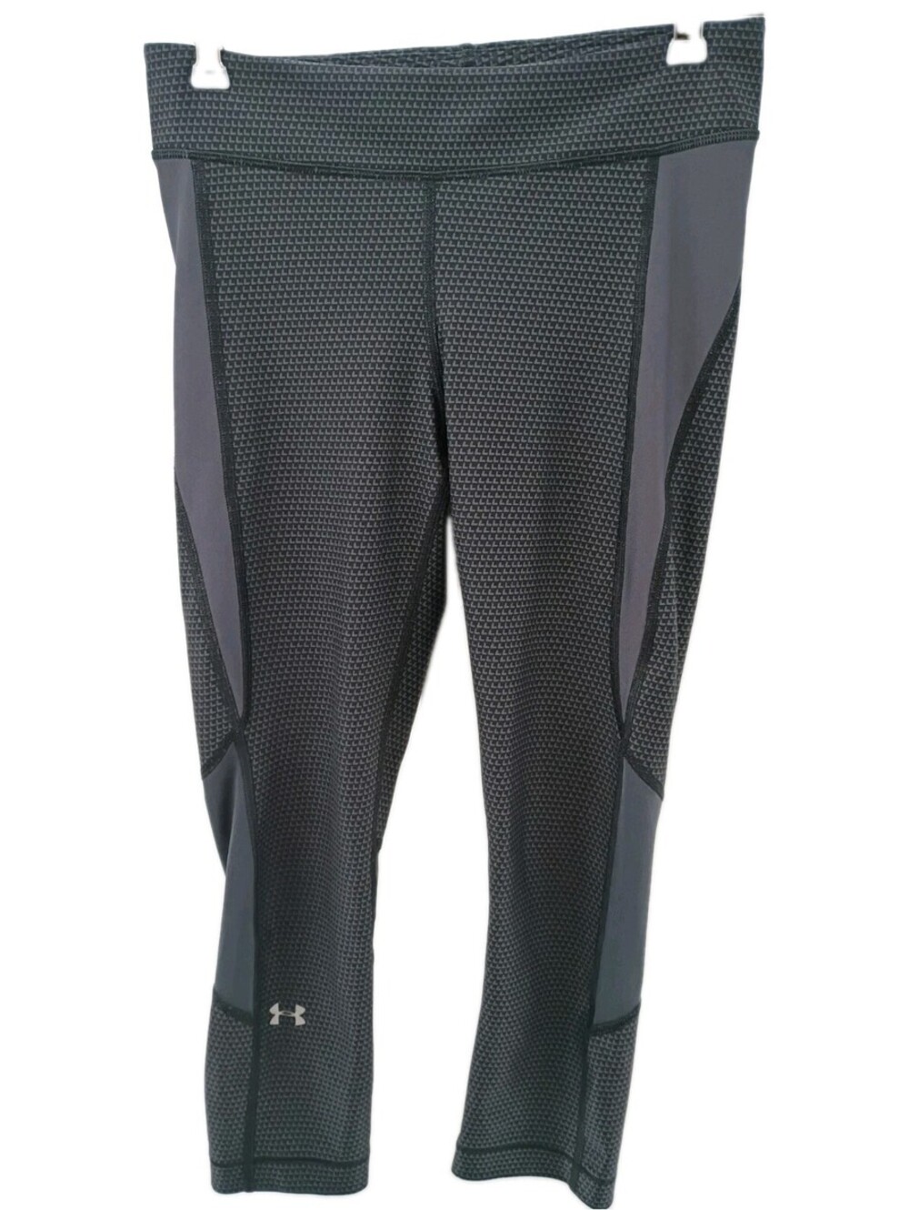 Under Armour Capri Leggings Women's 26x20 Black Athletic Gym Stretch Yoga Pants